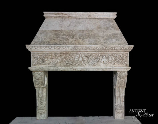 reclaimed_antique_limestone_kitchen_hoods_hand_carved_stone_range_hoods_french_provincial_design_custom_made_by_Ancient_Surfaces