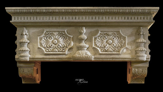 reclaimed_antique_limestone_kitchen_hoods_hand_carved_stone_range_hoods_french_provincial_design_custom_made_by_Ancient_Surfaces
